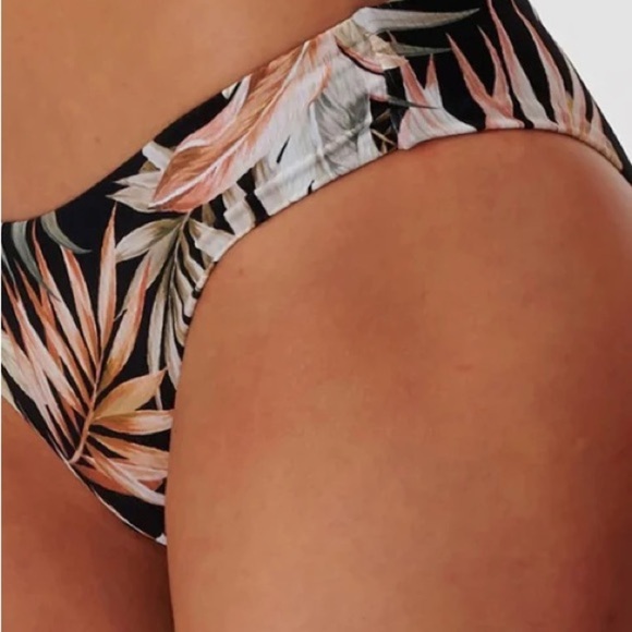 ☀️HURLEY☀️RIP CURL☀️ SOLID ADJUSTABLE BIKNI TOP HAVANA CHEEKY HIPSTER BIKINI - Picture 10 of 15